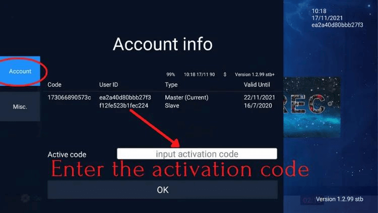 enter-activate-code